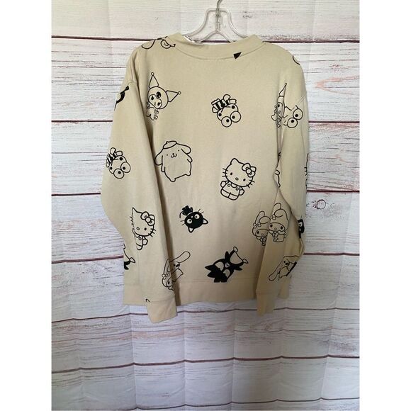Sanrio Sweetshirt Sanrio Hello Kitty And Friends Tan color sweater size M - Picture 5 of 7